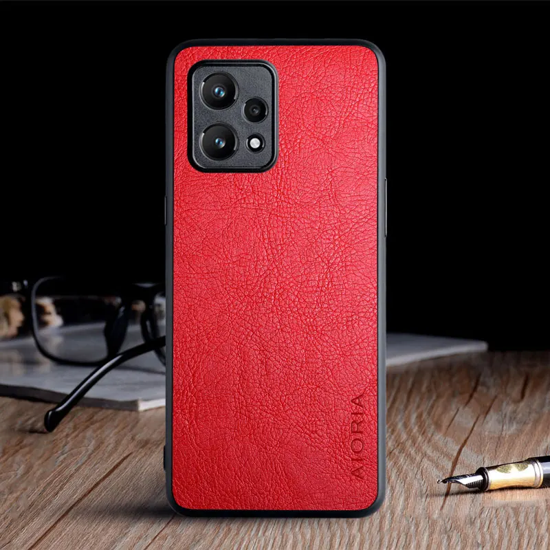 Luxury Vintage Leather Skin TPU Case Cover