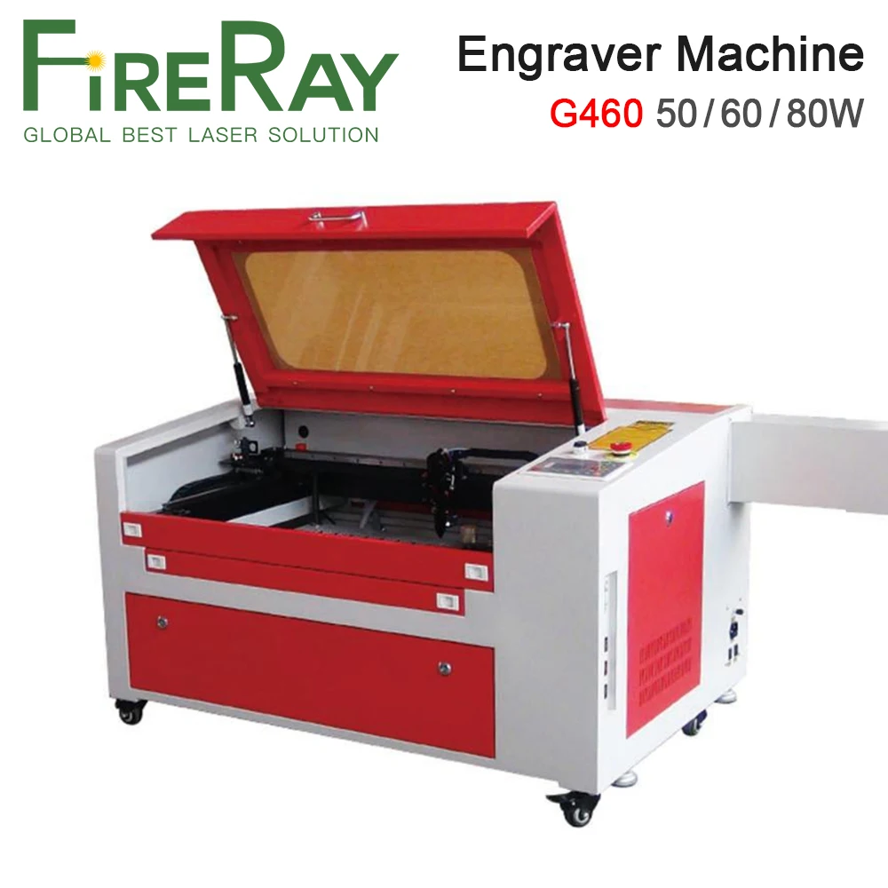 

FireRay 50w 60w 80w CO2 Laser Engraving and Cutting Machine G460 400x600mm Laser Engraver Machine 220V