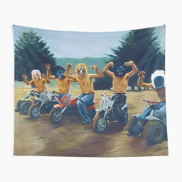 

Painting From The Royal Tenenbaums Tapestry Towel Bedspread Home Art Blanket Wall Yoga Decor Printed Colored Living Hanging