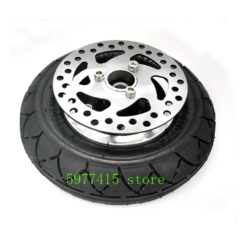8" Electric Scooter Tyre With Wheel Hub with Brake disc 200x50 Inflation Tyre&inner tube Electric Vehicle Aluminium tire electric scooter tire