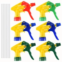 6 Pcs Heavy Duty Chemical Resistant Trigger Sprayer Spray Bottle Nozzle Head 1