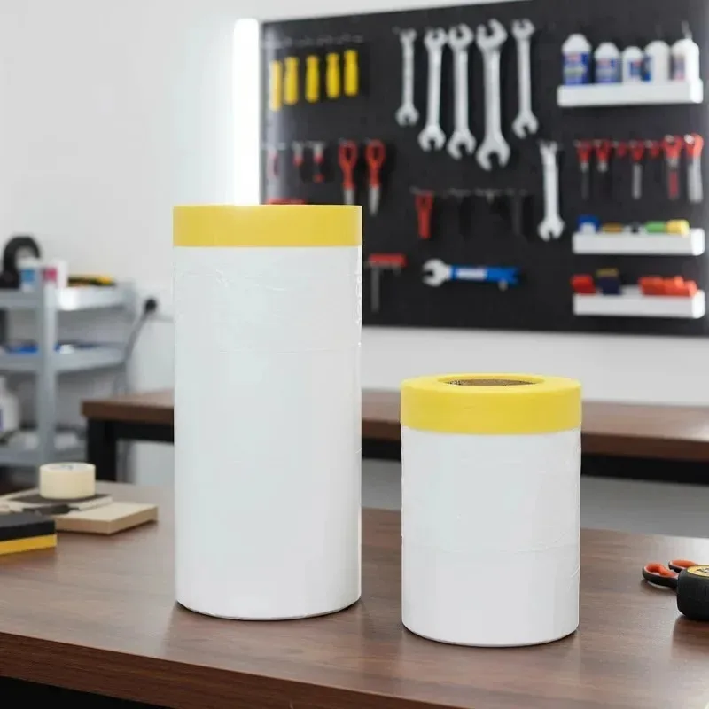 PE Films Dust Proof Film Car Paint Masking Protective Film Plastic Pre-Taped Masking Decoration Protective Paper Cover