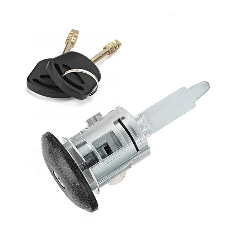 SINOCMP 4060638 cilindro serratura porta anteriore destro lato guida e 2 chiavi per Ford Transit MK6 MK7, 3 mesi di garanzia