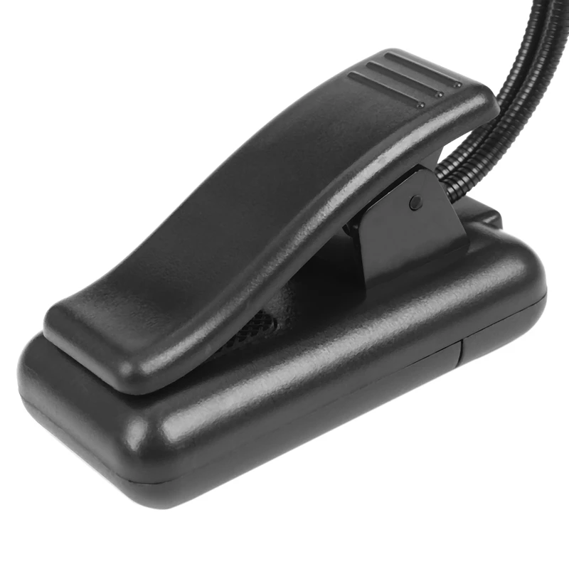 Music Stand Light Clip On LED Lamp-No Flicker, Fully Adjustable, 6 Levels Of Brightness-Also For Book Reading, Orchestra, Mi
