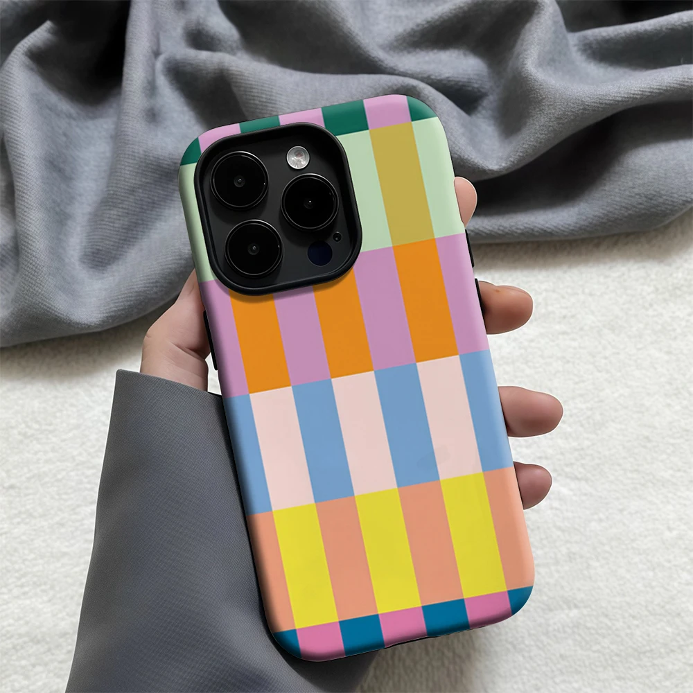 Vibrant Stripe Phone Case - Magnetic, Tough & Stylish