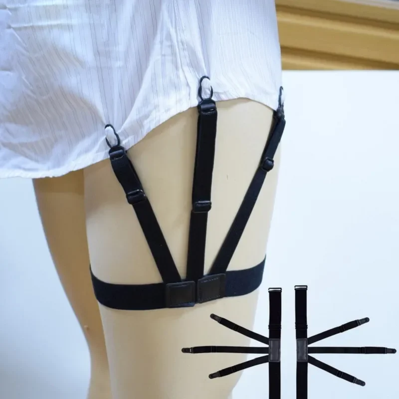 

Pair Gentleman Male One For Suspenders Business Shirt Men Stays Holder Garters Garter Braces Elastic Leg