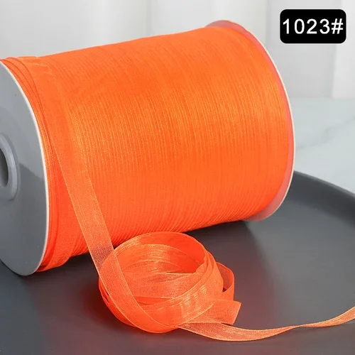 Elegant 3/8'' Organza Ribbon for Gift Wrapping and DIY Crafts - 10 meters