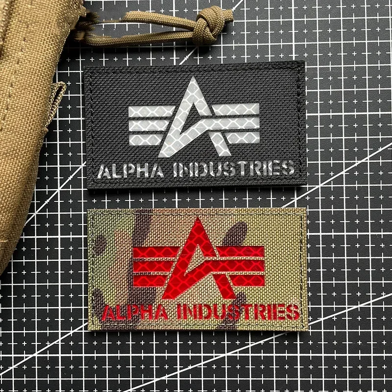 

Нарукавник Alpha, светоотражающая нашивка на крючок и петлю, эмблема для морального духа, военные нашивки, аксессуары для тактических занятий