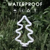 Christmas Tree Solar Lights Fluorescent Plug-in Garden Decorative Light Outdoor Waterproof Artificial Christmas Tree Decor 4