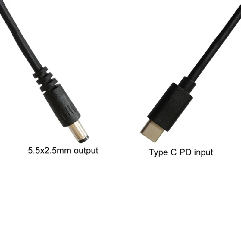 USB C to DC 20V Power Cord Universal DC 5.5x2.1mm Plug Jack Charging Cable 10 Connector Tips Laptop Power Adapter charging cable usb charging cable usb dc converter