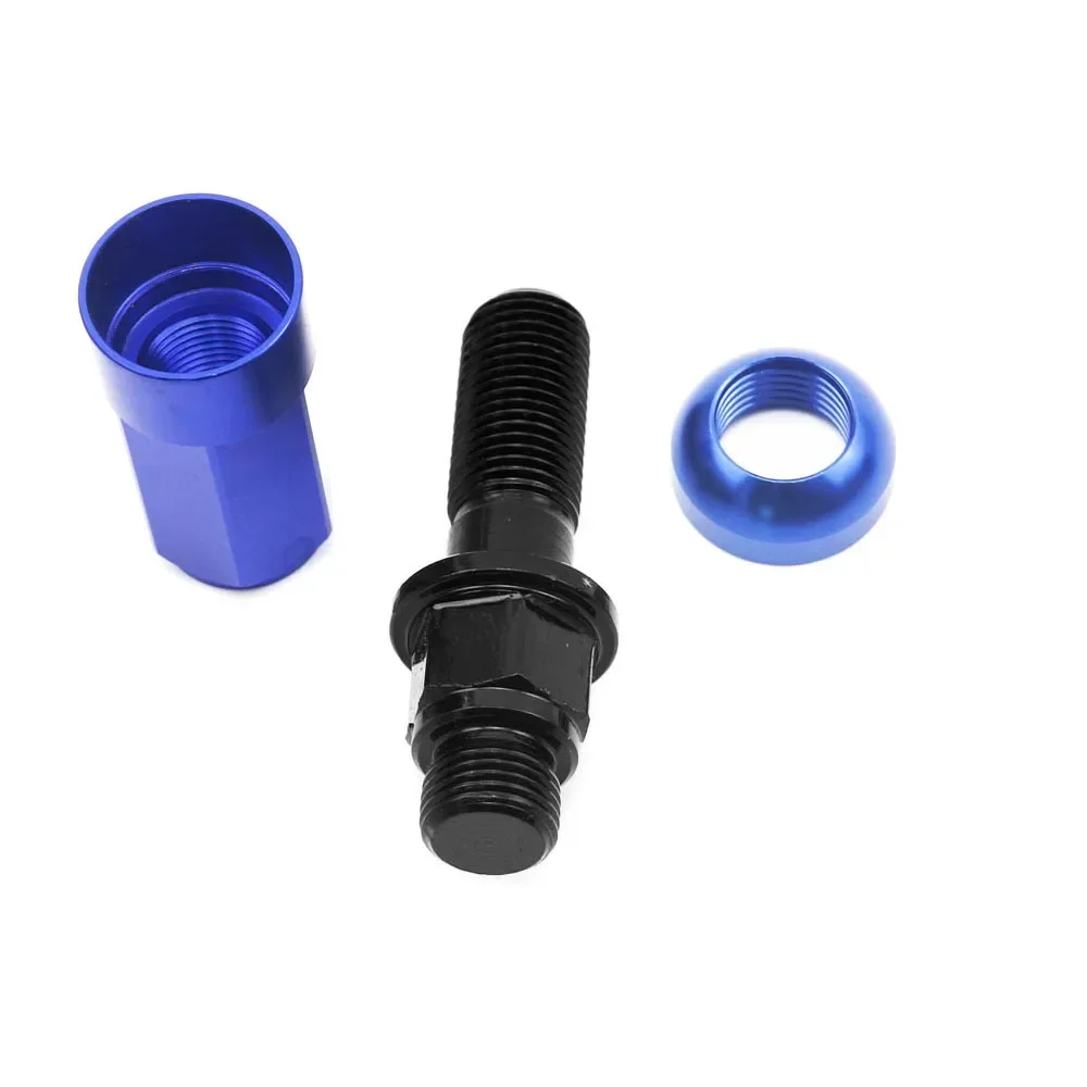 20 Pcs Car Wheel Bolts Nuts Screws M12*1.25 M12*1.5 Steel Taper Cone Lug Nuts With Caps For Bolts & Sleeve Universal Auto Parts