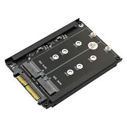 Enhanced Product Title:  
Universal NVMe and SATA SSD to PCI - e U2 Adapter (Black)