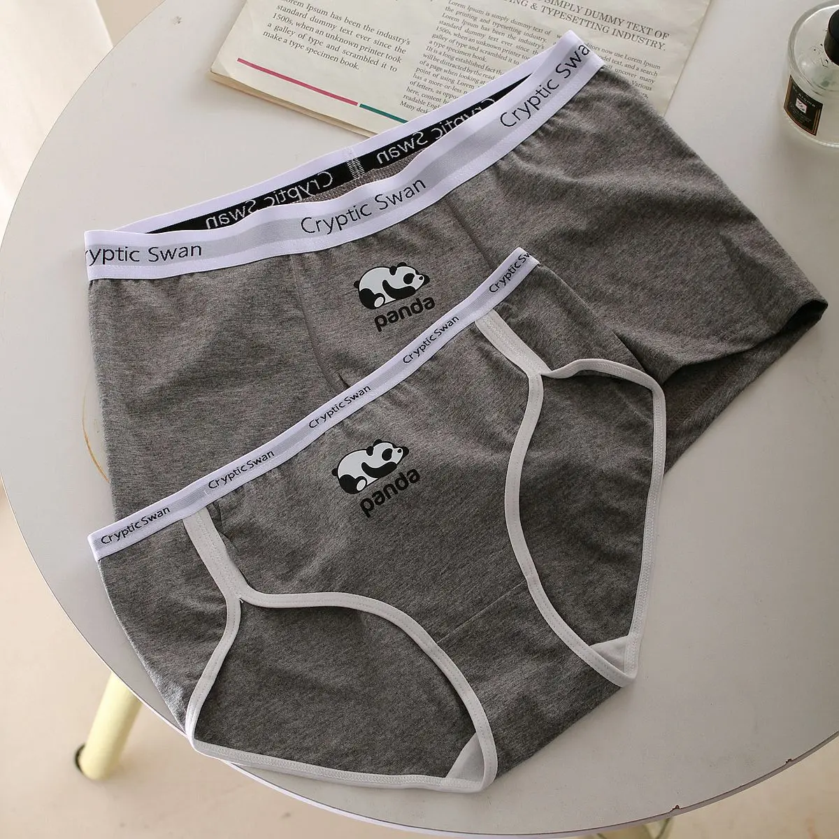 

Sexy Funny Women G string Thong Men Boxer Shorts Cotton Underwear Couples Lover Underpants Boyfriend Girlfriend Panties Lingerie