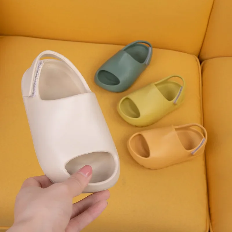 New Baby Toddler Kids Slip-On EVA Sandals Boys Girls Foam Slippers Beach Children Summer Slides Lightweight Water Slippers
