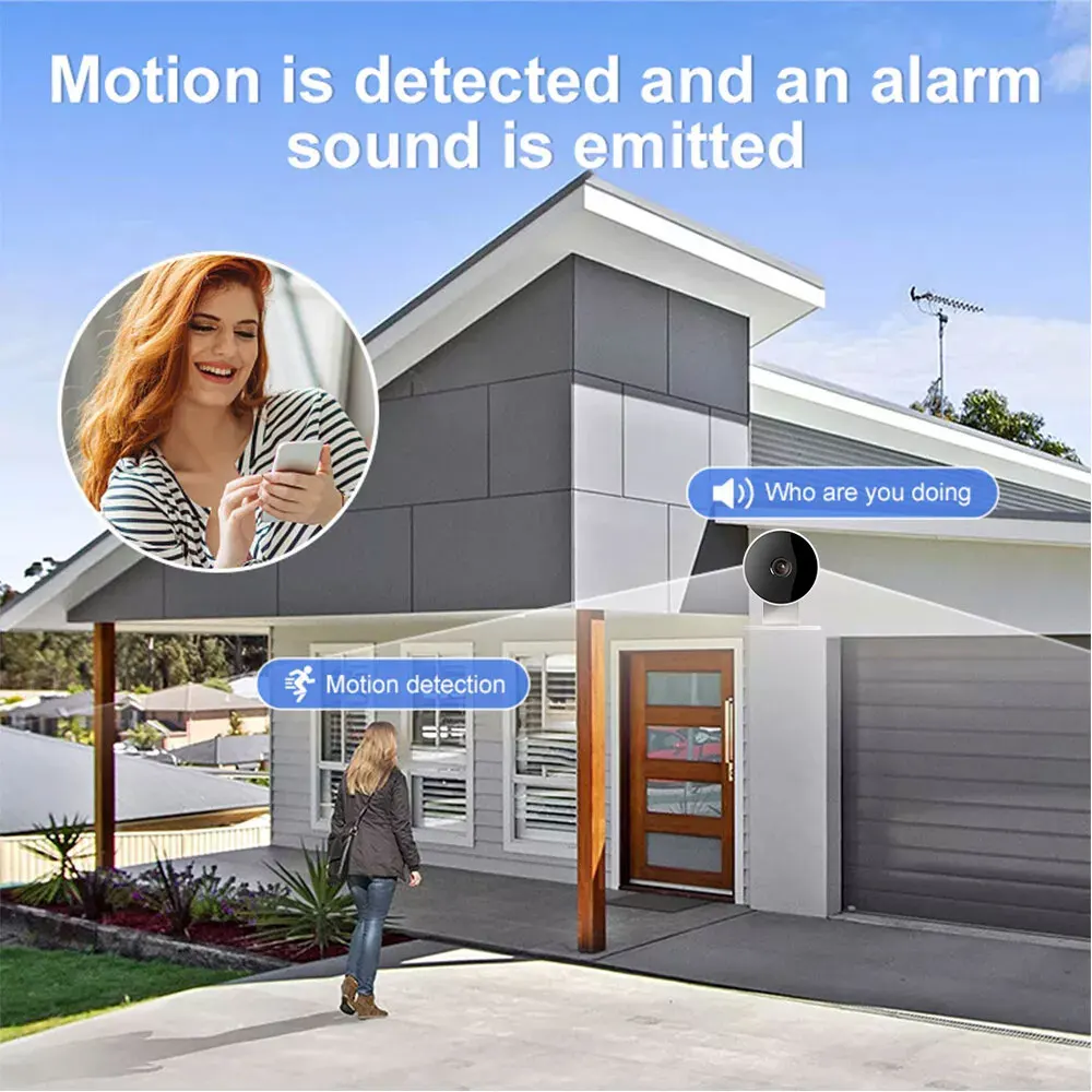ANSVICAM Tuya Smart 5MP Wifi Indoor Home Security Camera 1080P 4X Zoom IP Camera Two-way Audio Human Body Detection Baby Monitor 5