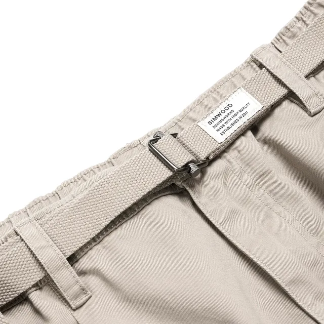 Tapered Cargo Pants with side pockets