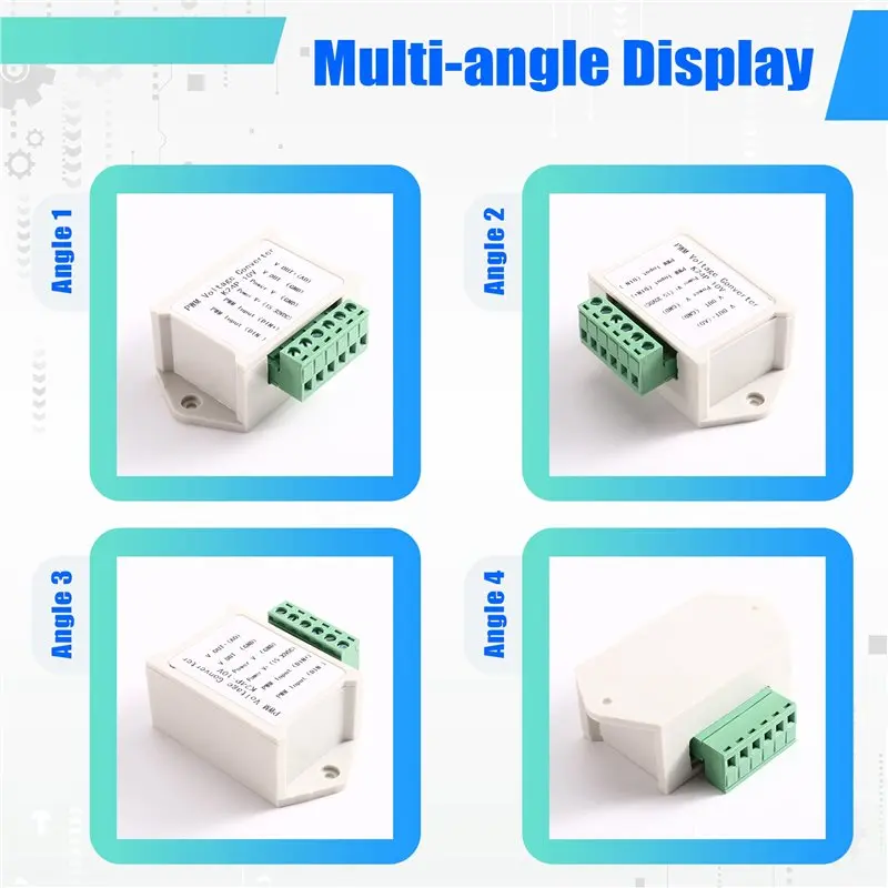 24V 입력 PWM 변환기 안정적인 연결 0-10V 출력 디지털 아날로그 변환기 레귤레이터 기능 어댑터 모듈