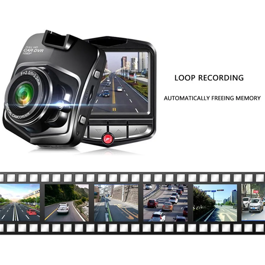 

1x Car DVR 1x Mount 1x Car Charger High Resolution Full HD 1080P(1920*1080) Dashcam Camera Night Vision 140 Degrees HD MOV