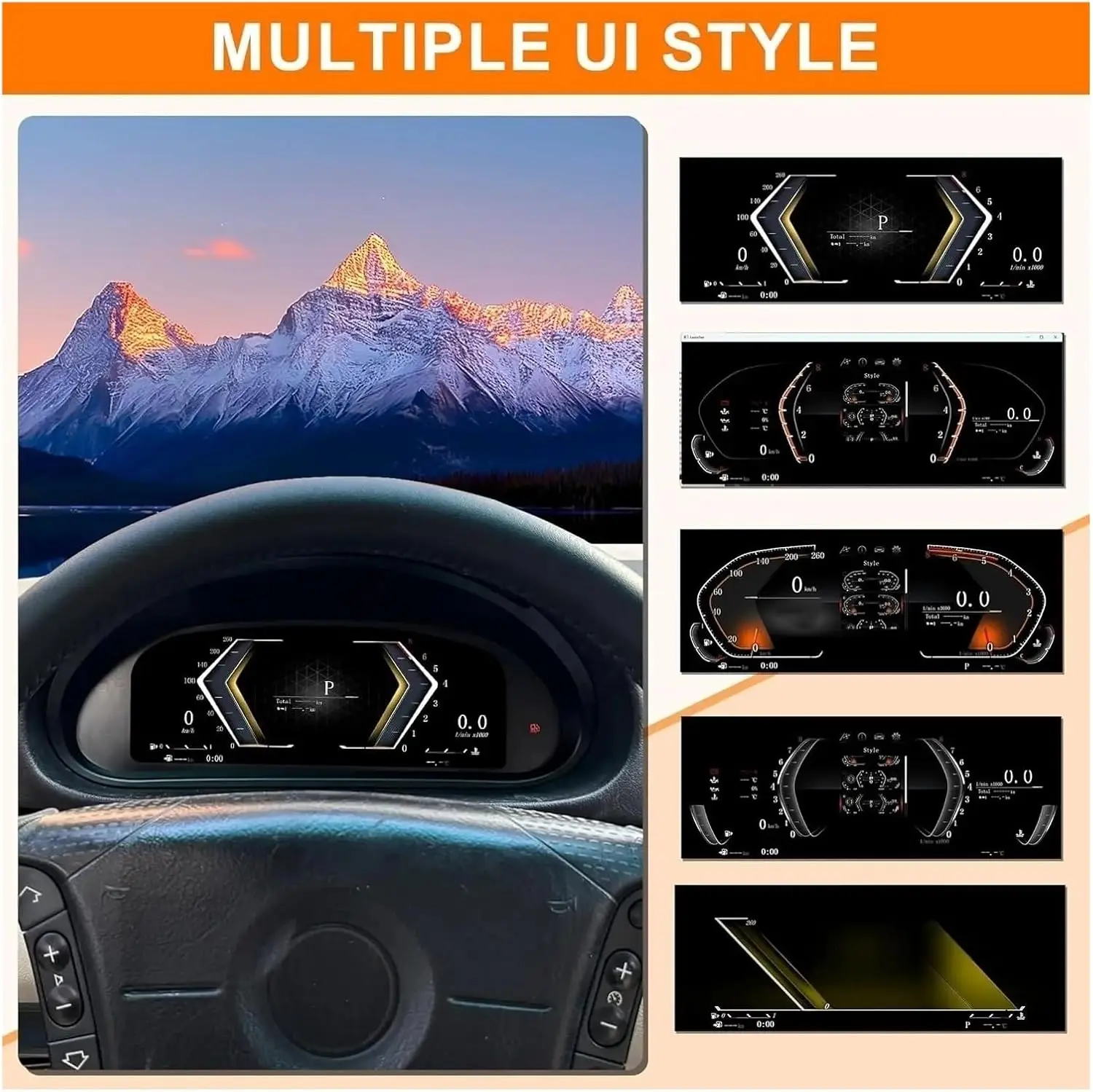 Panel de Instrumentos Digital de 10.25 Pulgadas para BMW Serie 3 E46 1999 2000 2004, Pantalla LCD, Cabina Virtual, Velocímetro, CarPlay 2