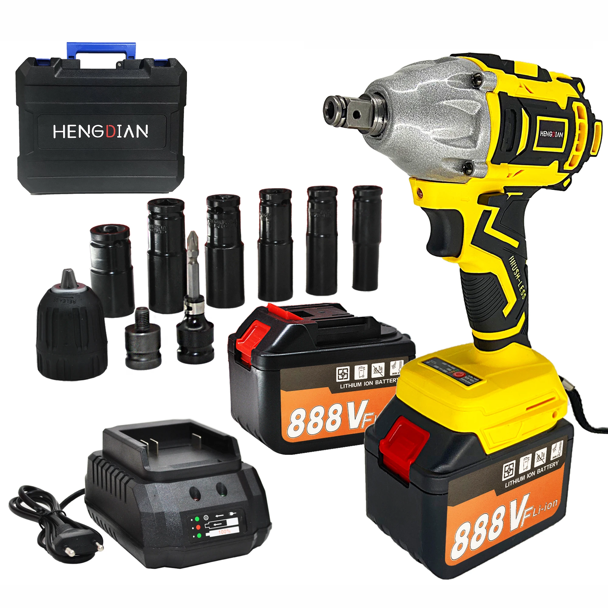 ken 300nm power tools portable electric impact automatic hand electric screwdriver drill Electric Screwdriver Max Torque 320N.m Battery Portable Cordless Electric Impact Wrench Brushless