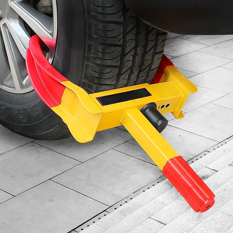 Horn Wheel Lock Car Tire Lock Household Car 9-hole Copper Core Vice Anti-theft Thickened