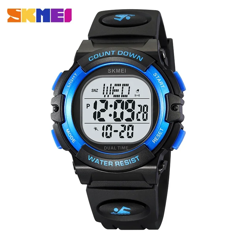 SKMEI 2164 Luxury LED Sport Waterproof Watch for Men Military Countdown Digital Wristwatch Mens Display Clock 1270 Reloj Hombre