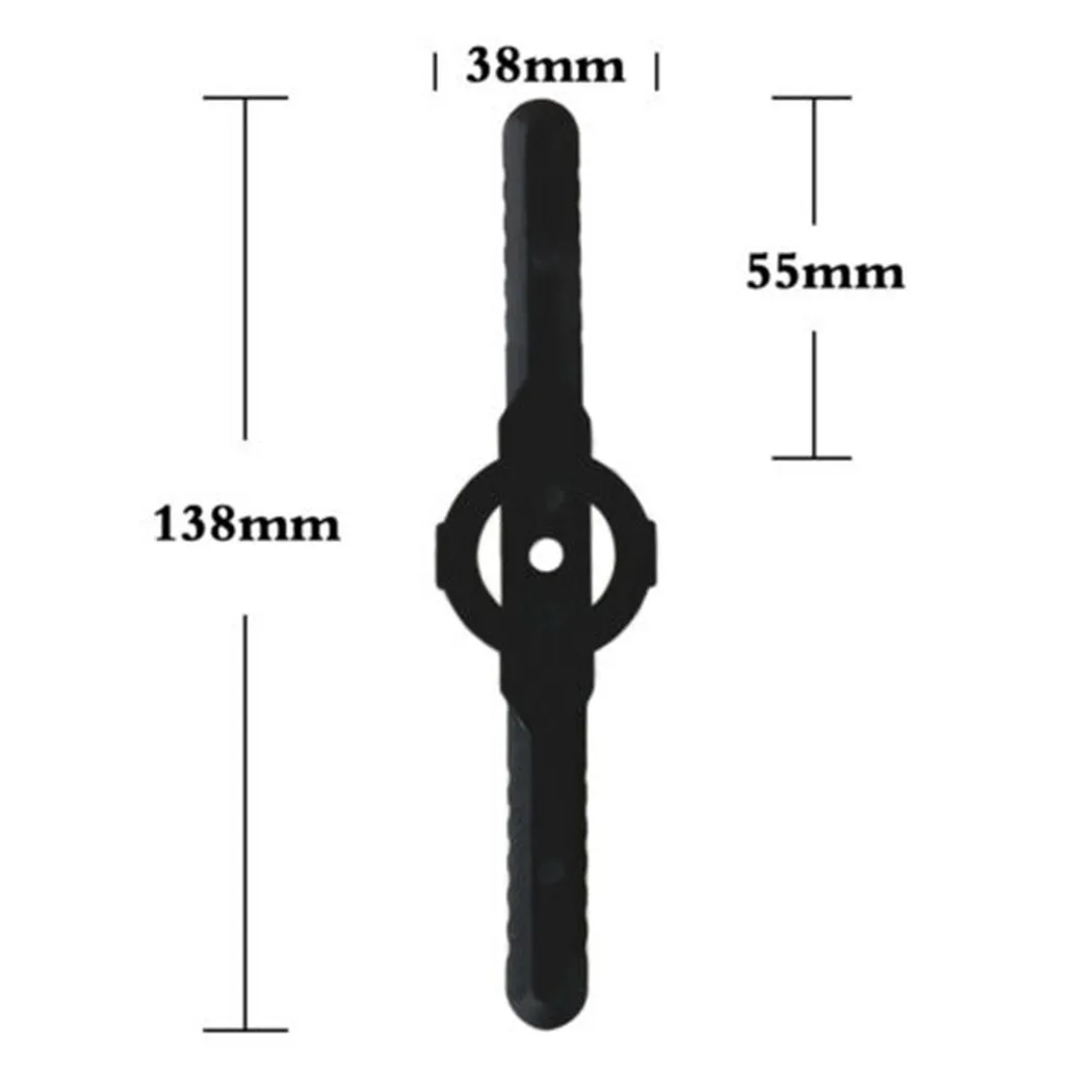 

5pcs Brush Cutter Plastic Blades Lawn Mower 138mm Electric Cordless Grass Trimmer Strimmer Garden Edger Cutter Blade Parkside