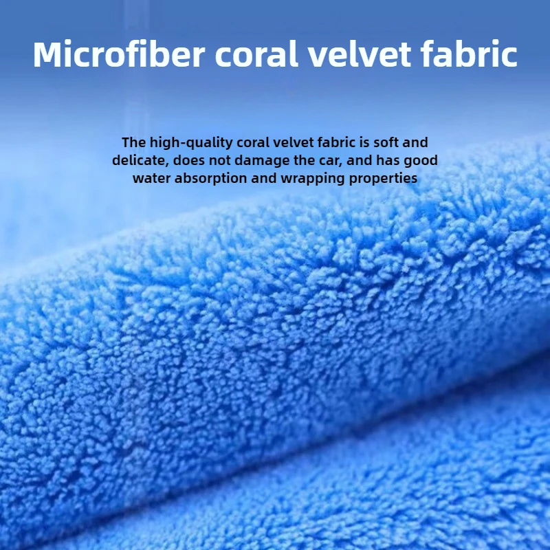 Microfiber Towel 600GSM Car Washing Cloth 40x40cm Scratch-Free Drying For Car Detailing Cleaning