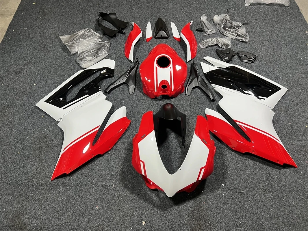 

New ABS Motorcycle Fairings Kit Fit for Ducati 959 1299 Panigale s 2015 2016 15 16 Bodywork Set Red + Tank Cover Red
