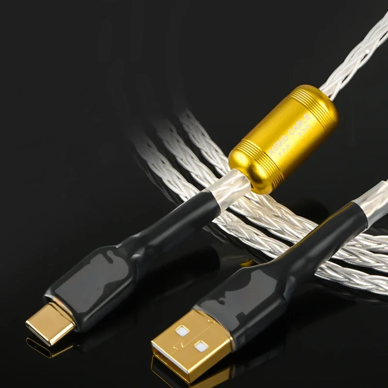 HiFi  ǹ  Type-C-ڴ USB ̺ ޴  ī-PC ǻ  