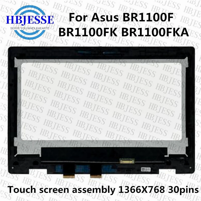 Montagem de Tela Sensível ao Toque Lcd para Asus hd Ips Winbook Original Br1100f Br1100fk Br1100fka Br1100c Série Br1100cka 116
