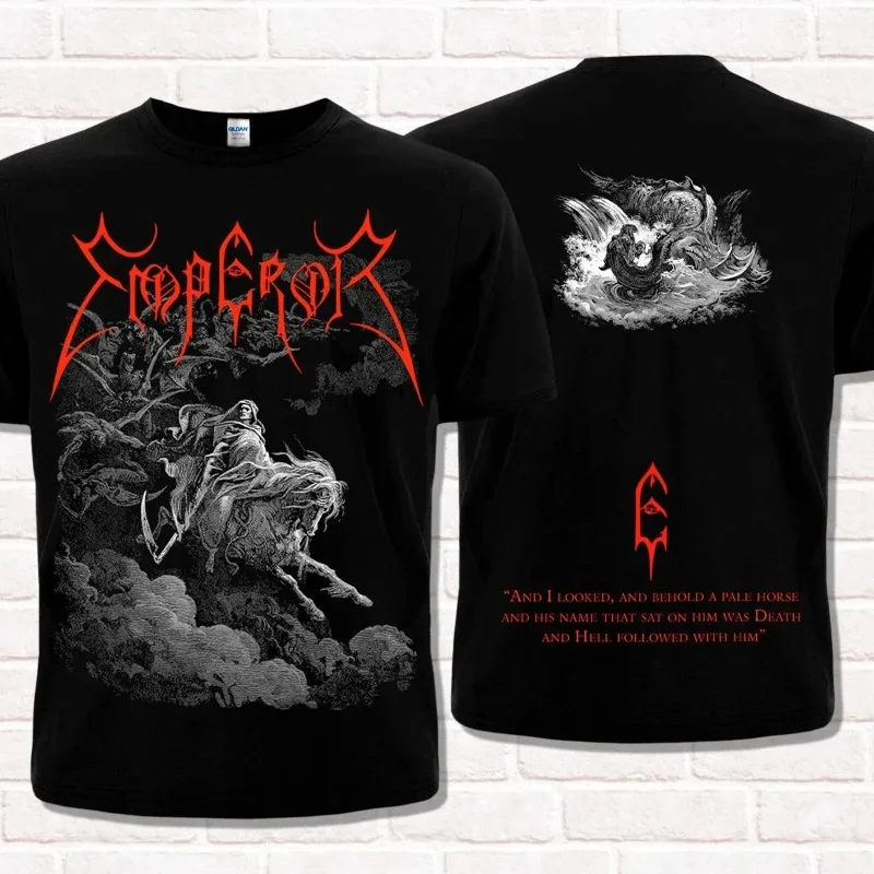 Heavy Metal Rock Band Bedrucktes kurzärmeliges Retro-Y2K-T-Shirt Lässiges, lockeres Streetwear-Unisex-Sportliches Rundhals-Top