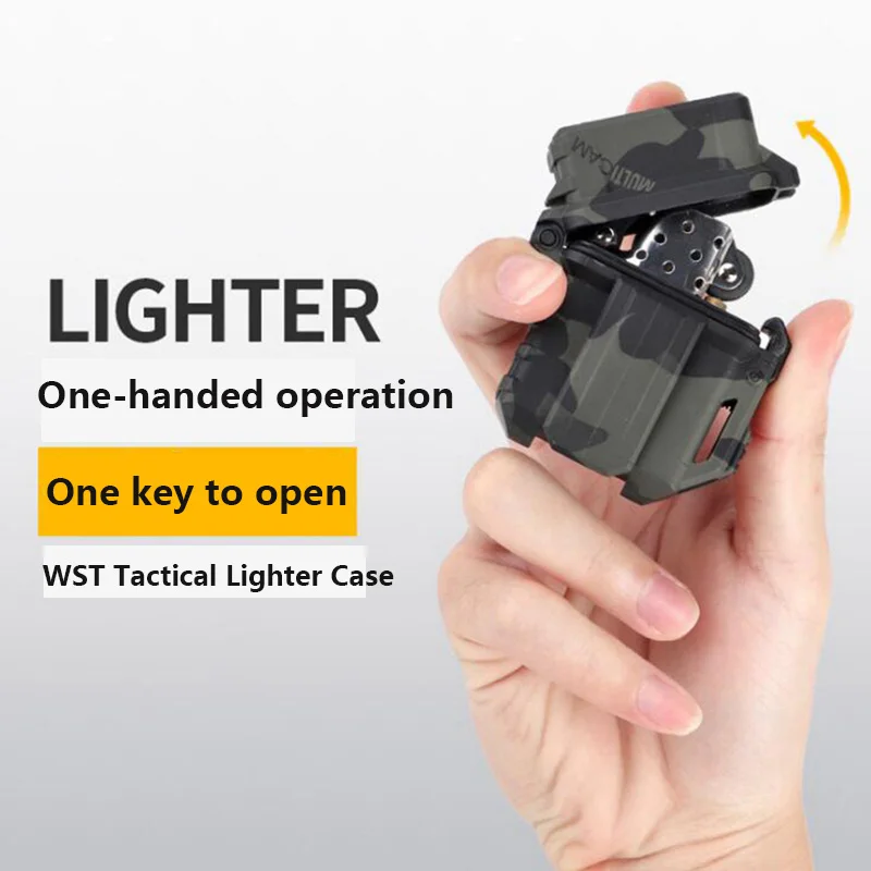 Rugged Waterproof Tactical Lighter Storage Organizer