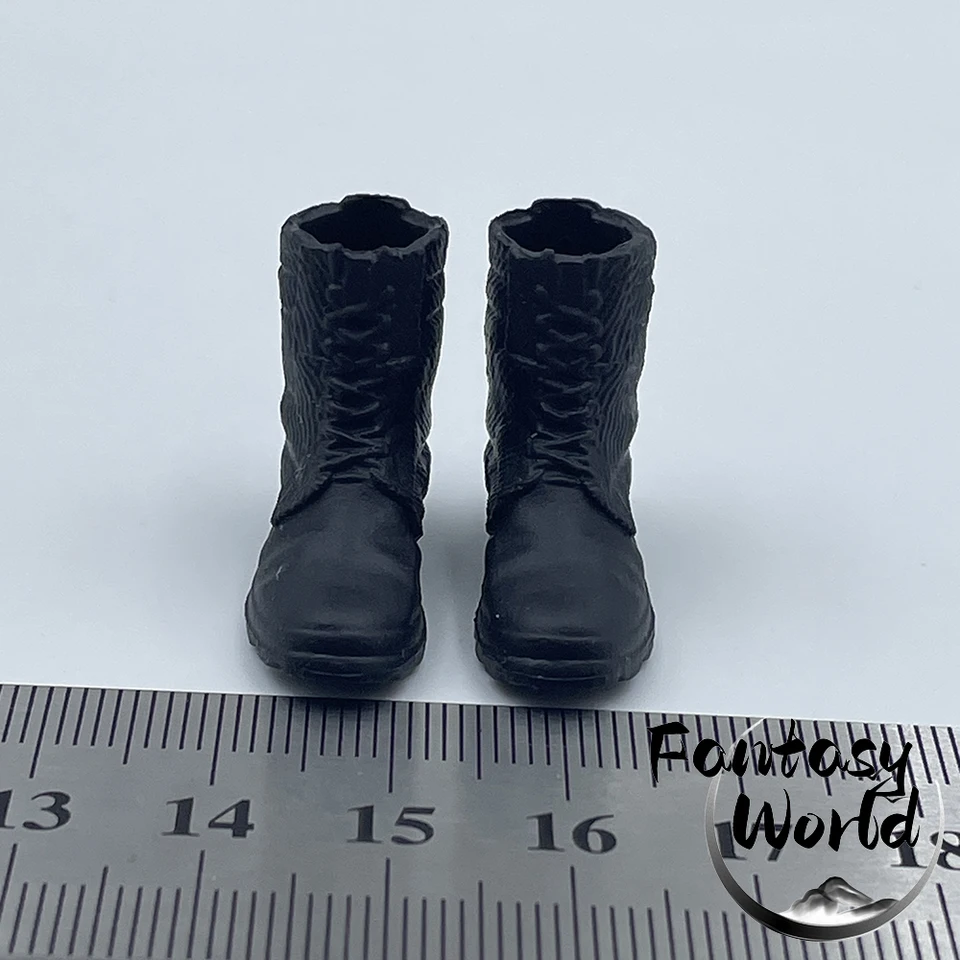 1/12 Maschio Trekking Scarpe Da Combattimento Stivali Solidi Modello di Accessorio Per 6 Soldato Action Figure Corpo NW DAM 3ATOYS NOTAMAN MEZCO