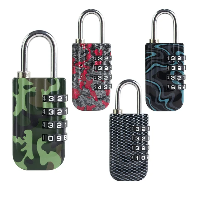 High Quality 4 Digit Combination Lock Anti-theft Safely Code Lock Travel Luggage Suitcase Lockers Zinc Alloy Padlock 1