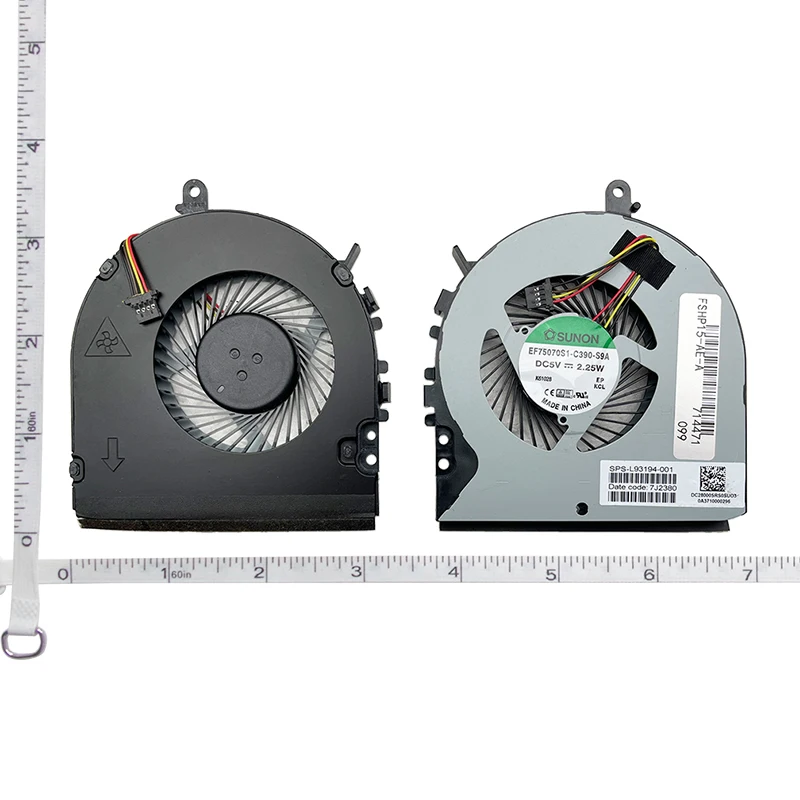 

New CPU Cooling Fan For HP envy 15-AE120TX 15-AE121TX 15-AE124TX 15-AE122TX 15-AE123TX 15-AE125TX 15-AE140TX