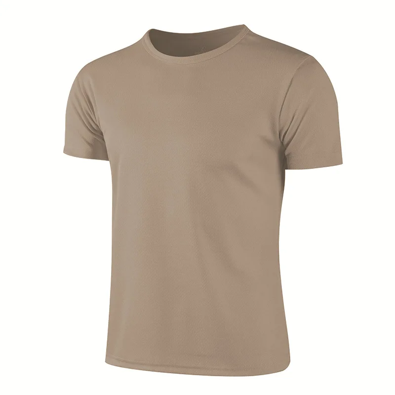 Unisex Quick Dry Short Sleeve Athletic T-Shirt - Breathable Fitness & Running Sportswear