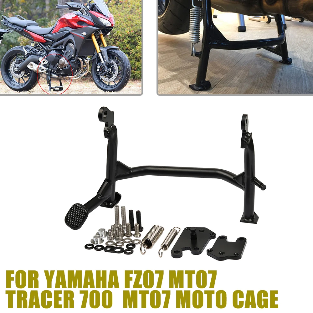 

MT-07 Motorcycle Kickstand Central Center Parking Stand Middle Bracket Support For Yamaha MT07 FZ07 Tracer700 Tracer 700 FZ-07