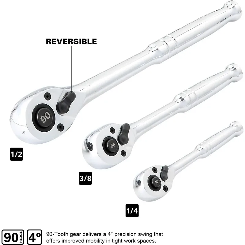 STARWORK TRUE MECHANIC&trade; 303-Piece Mechanics Tool Set SAE/Metric car accessories