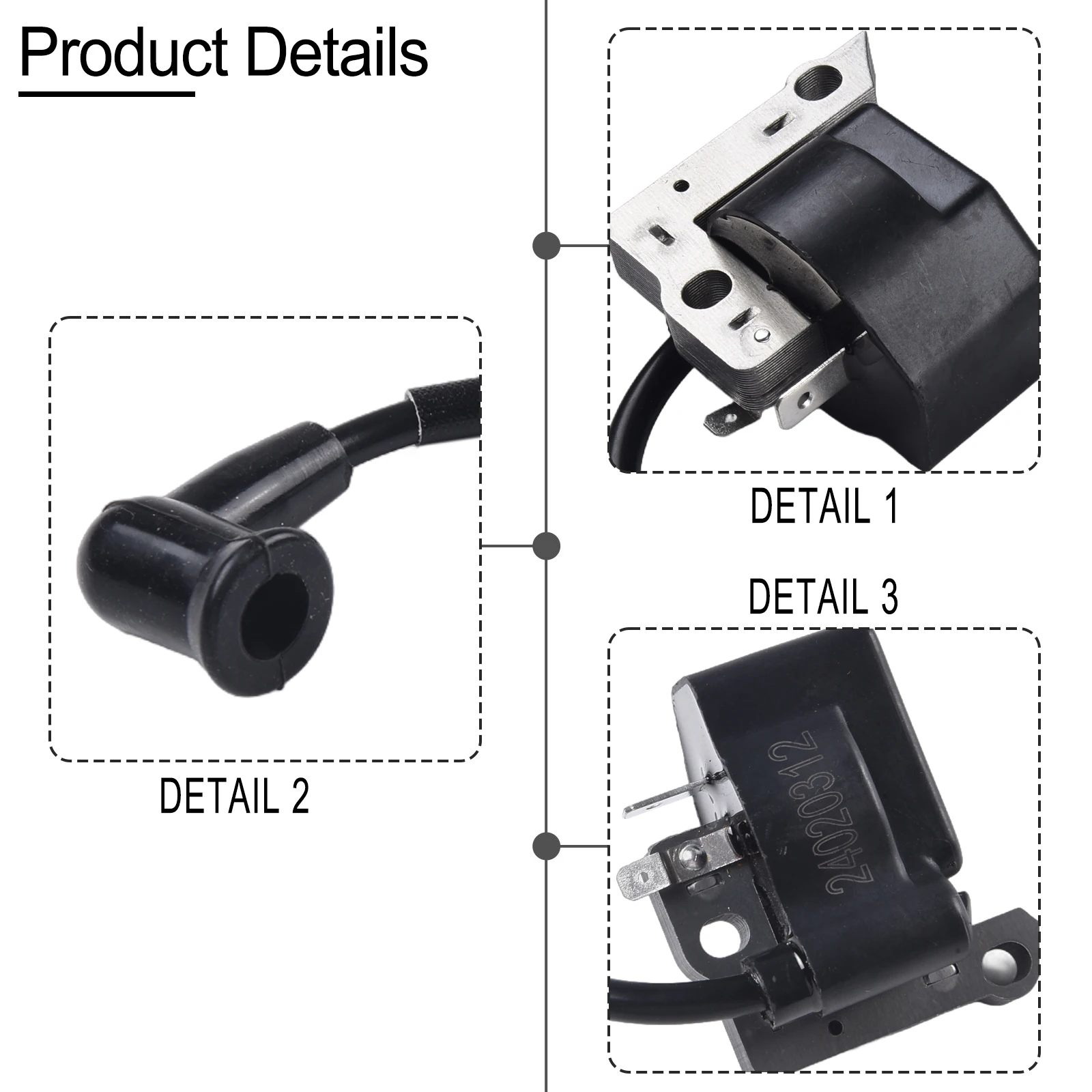 Ignition Coil Stihl FS 38 2MIX FS 55 2MIX Brushcutter 4140 400 1309/4140 400 1311 String Trimmer Parts & Accessories gas fire pit igniter