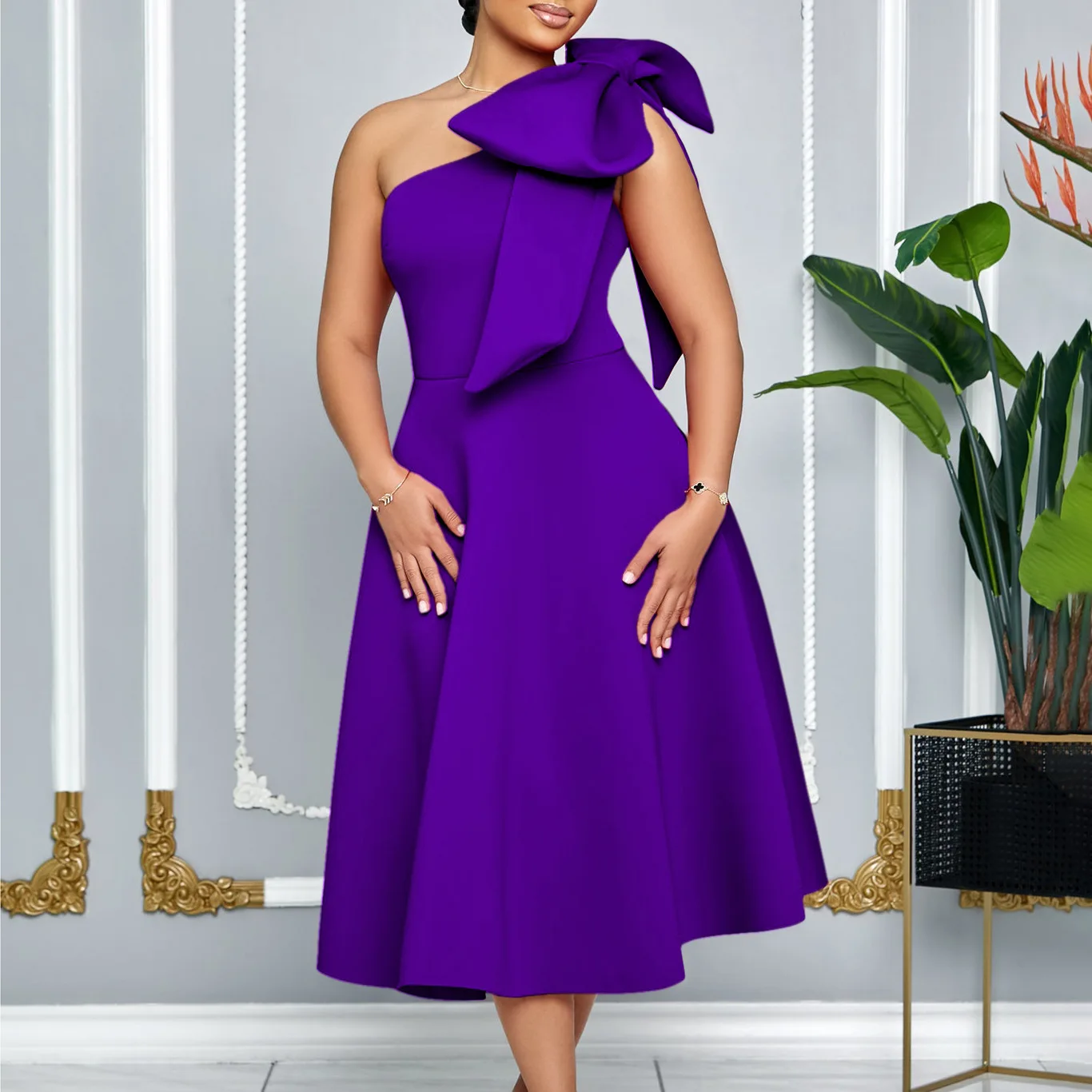 ワンピース Uhr Heart Mom Dress 5-6y purple Uhr Heart Mom Dress | MILK.