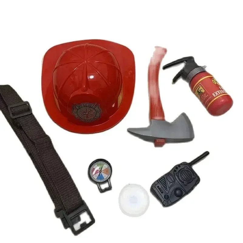 Fireman Cosplay Costume For Children Boys Girls Carnival Party Sam Fireman Uniform Carnival Toy Outfits Work