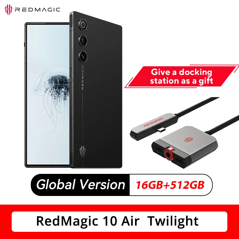 新品未開封Redmagic 10 Air グローバル 12/256 Black Amazon.com: REDMAGIC 10 Air Smartphone 5G, 120Hz Gaming