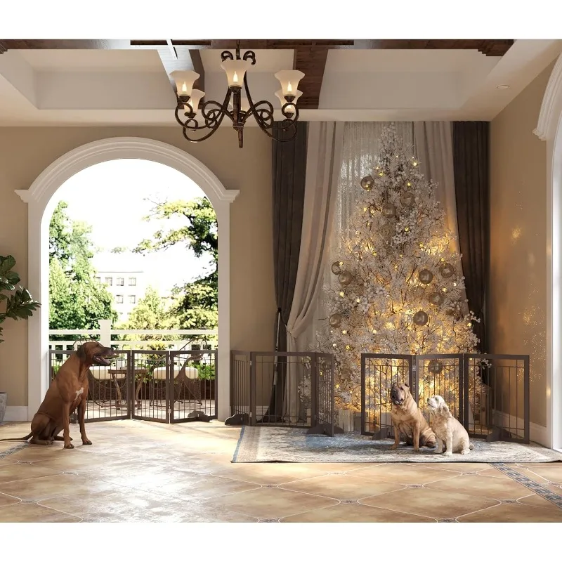 Extra Wide Freestanding Dog Gate 3