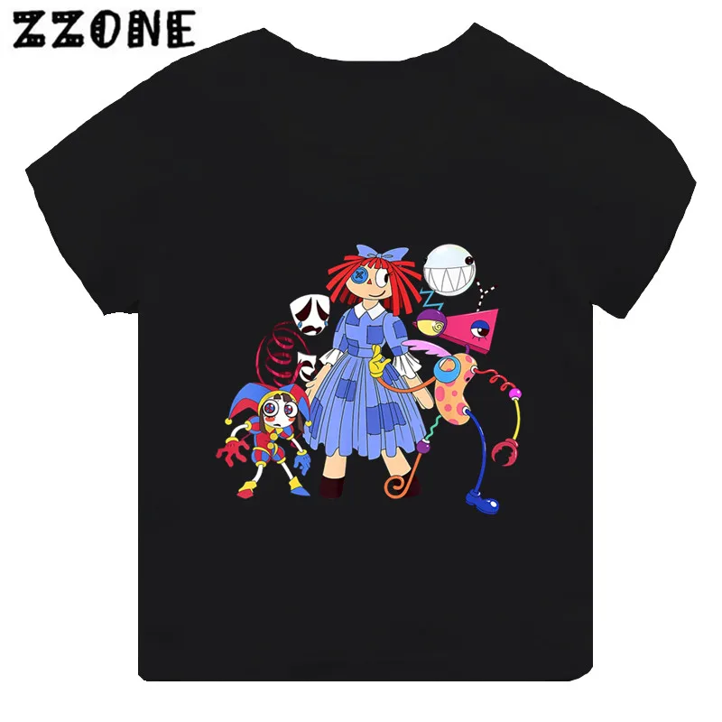 Kids T Shirt The Amazing Digital Circus Print Kids T-shirt for Girls and Boys t shirt kids t shirt girls t shirt girls tee shirt