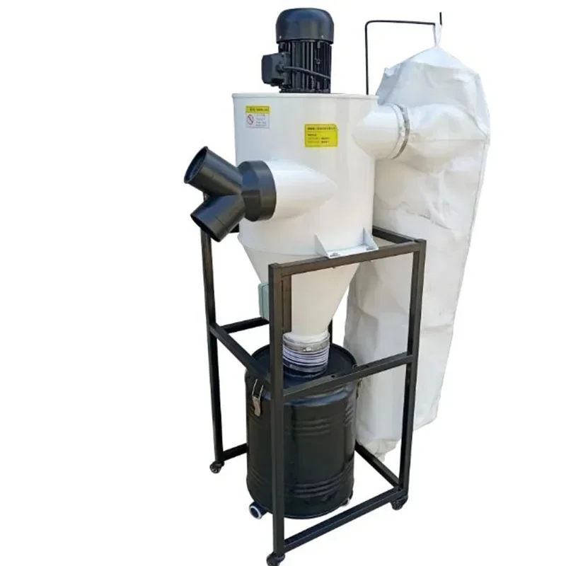 New Electric 750W-2.2KW Industrial Mobile Bag Filter Dust Collector Engraving Ma