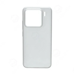 Ultra Thin Matte Clear Luxury Skin Feel Geometric Pattern Shockproof Hard Back Cover - Xiaomi 13 (White JH MS)
