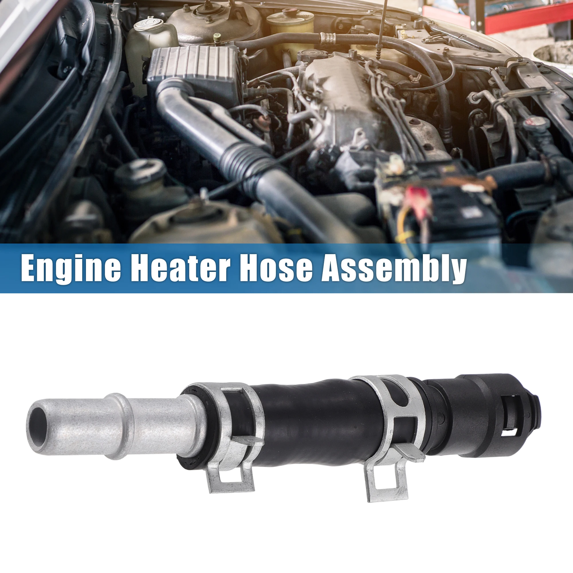 おぐ UXCELL Engine Heater Hose Assembly No.5L3Z18472G for Ford