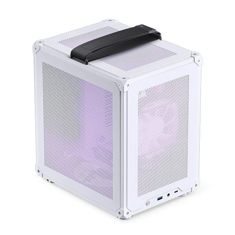 Jonsbo C6 Case M-Atx Itx Mesh Board Type-C Atx Power Supply 255Mm Scheda Grafica Desktop Office Game Chassis