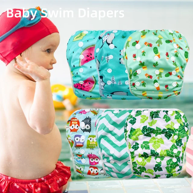 1PC Baby Summer Reusable Adjustable Cloth Diapers Pool Pant
